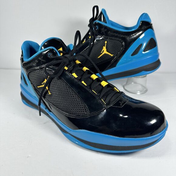 Jordan CP3.V 5 Chris Paul Black Orion Blue Yellow 467821-015 Men\'s Size 13 main image 6